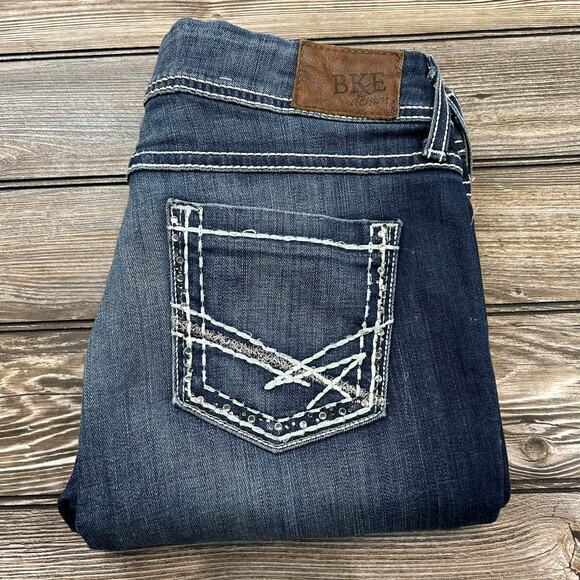 Vintage Y2k BKE Sabrina Straight Low-Rise Jeans Size 27 - Picture 5 of 9